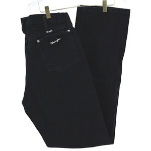 Wrangler 13MSEWK Slim Fit Cowboy Cut Men's Jeans 34x36 Black Denim Western